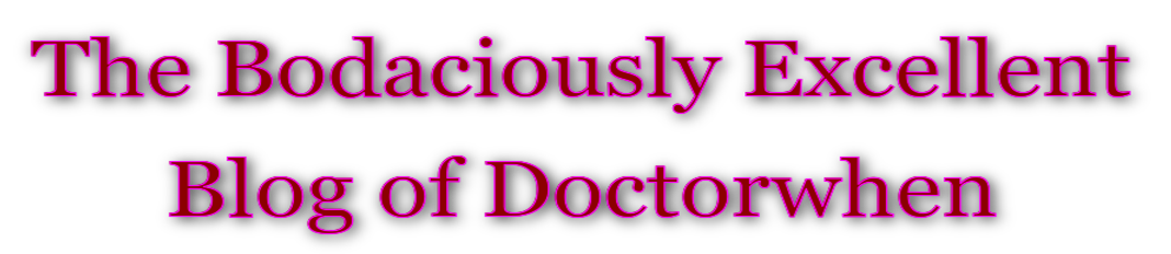The Bodaciously Excellent Blog of Doctorwhen
