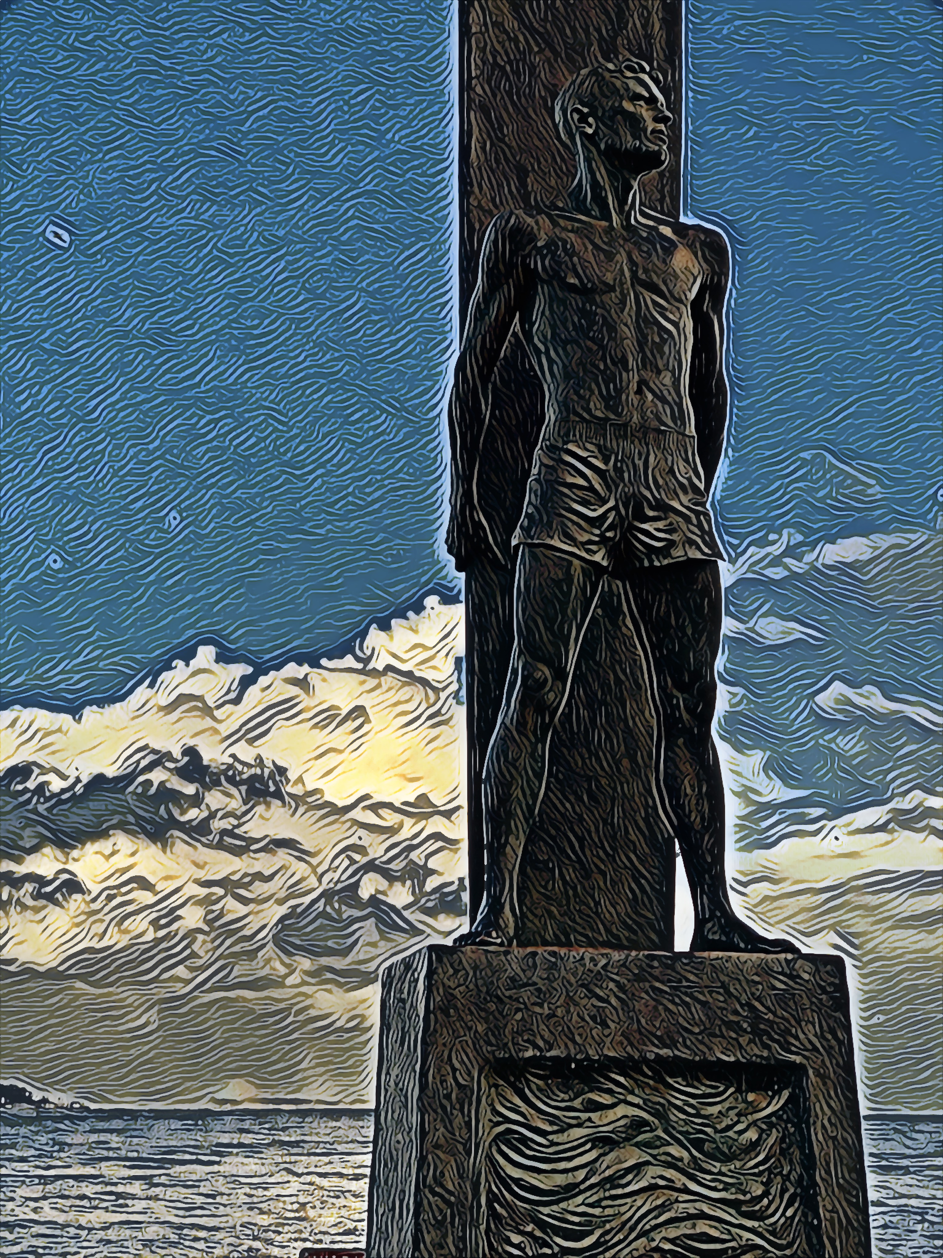 Santa Cruz Surfer Monument
